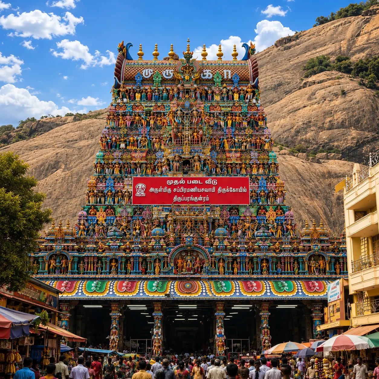 Madurai (Thiruparankundram) Branch — Thiruparankundram Murugan Temple (300 meters)